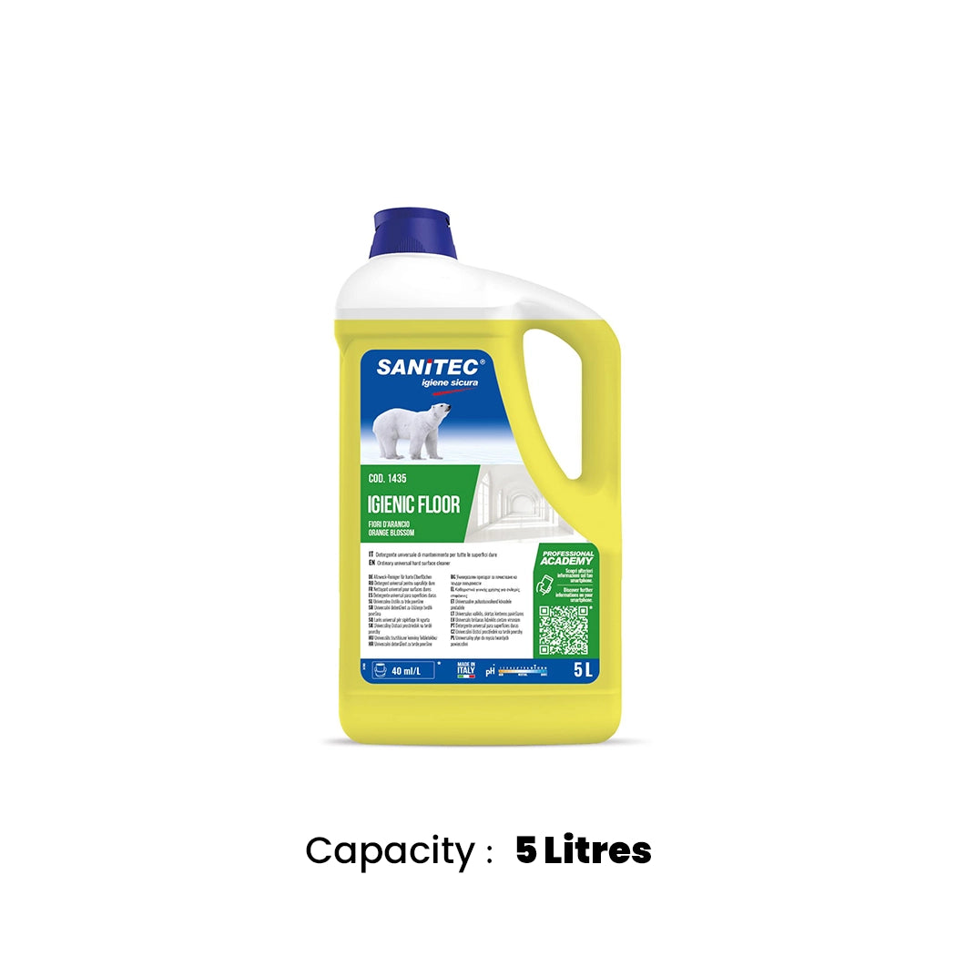 THS Multi-Purpose Citrus Scented Floor Cleaner, 5Ltr