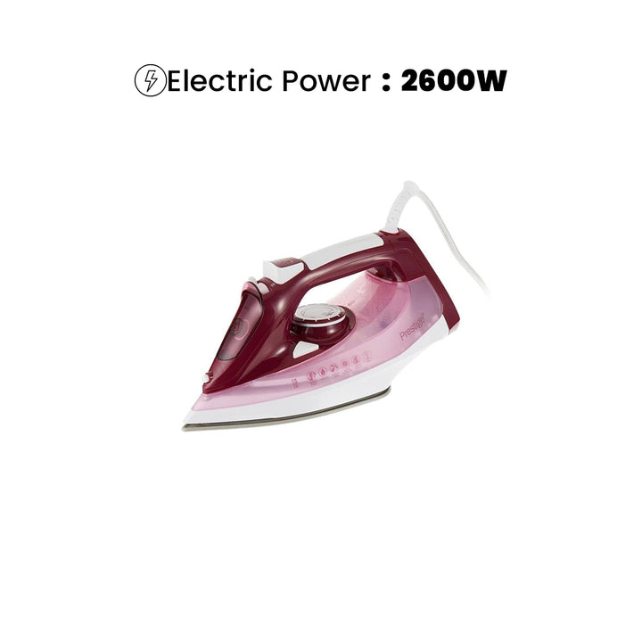 prestige-ceramic-steam-iron-red-white-2600-w