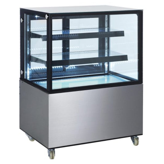 Hurakan Refrigerated Display Case HKN-UPDF300B/GP, 91.5x67.5x12.cm