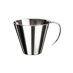 Paderno Stainless Steel Graduated Measure Jug Stackable, 1 L, Ø 15 x H 13 cm