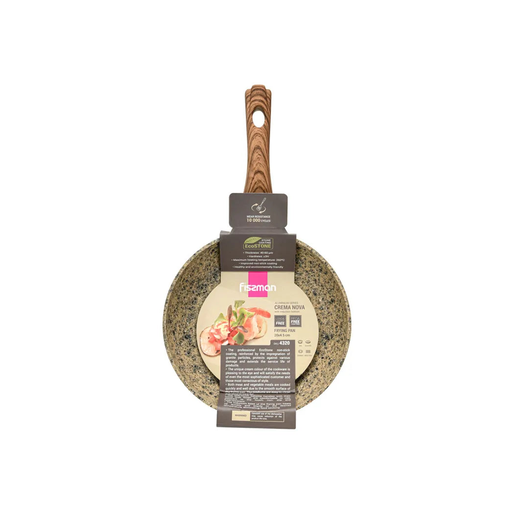 Crema Series Aluminium Non Stick Frying Pan with Induction Bottom, 20 cm