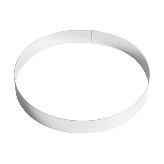 Paderno 47530-26 Stainless Steel Pudding Ring, ø 26 x H 3.5 cm - thehorecastore