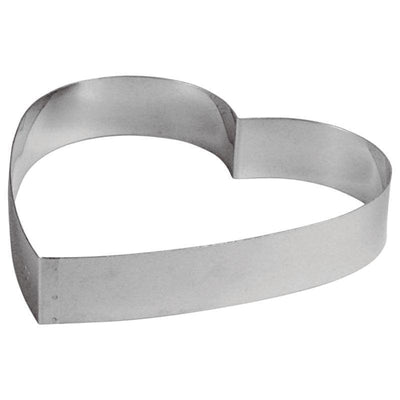 Paderno 47542-26 Stainless Steel Heart Cutter, ø 26 x H 4 cm - thehorecastore