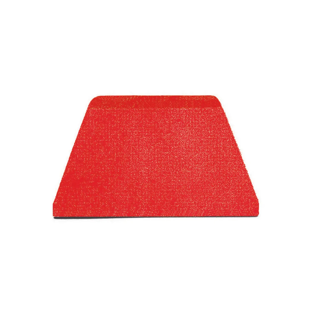 Paderno Polypropylene Dough Scraper Red, 21.6 x 12.8 cm, 10 Pcs