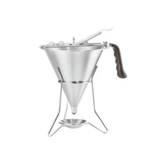 Paderno Stainless Steel Confectionery Funnel, 2 L, Ø 22 x H 21 cm