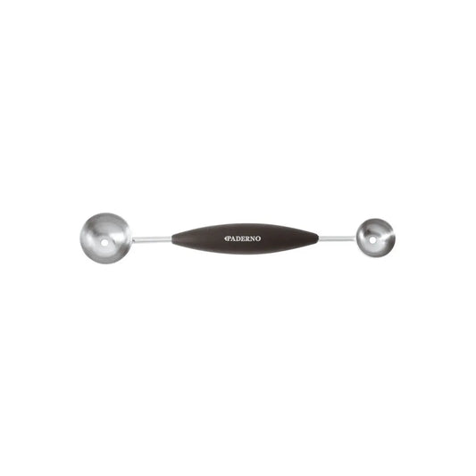 Paderno Stainless Steel Double Melon Baller, Ø 2.2 cm-Ø 3 cm, 17 cm