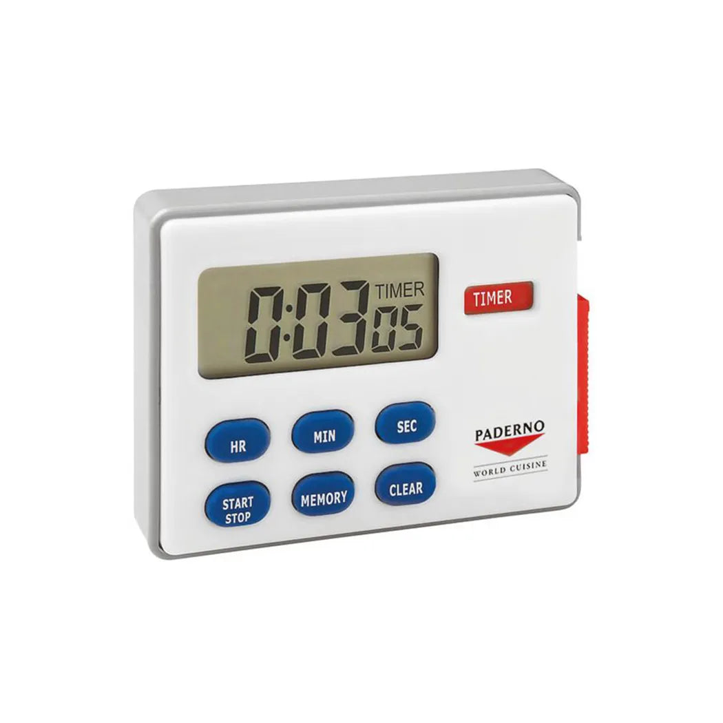 Paderno Digital Timer White, 7 x 5.5 cm