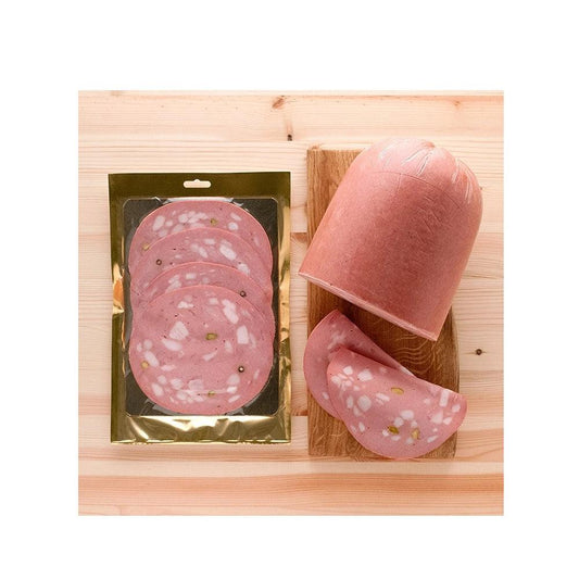 Beef Mortadella Pistachio Roll 3X2.4 kg   HorecaStore