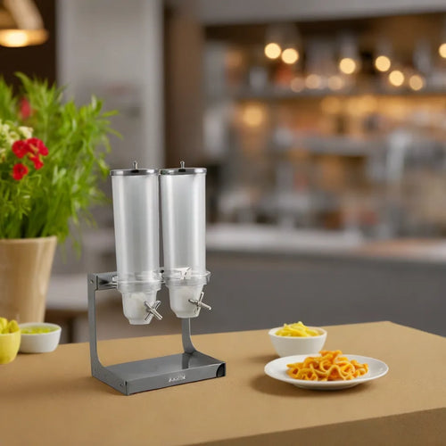 THS Stainless Steel Dual Cereal Dispenser