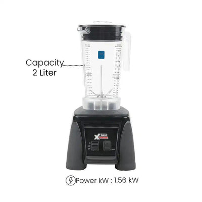 Waring Commercial Plastic Body Electric 1560W Hi-Power Blender With Co-Polyester Container 2L, W22 X H46 cm - HorecaStore