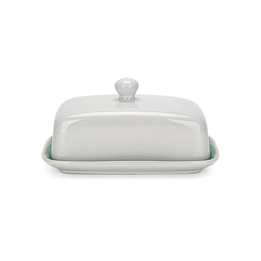 Celine Series Ceramic (Azure) Butter Dish, 20 x 10.5 cm