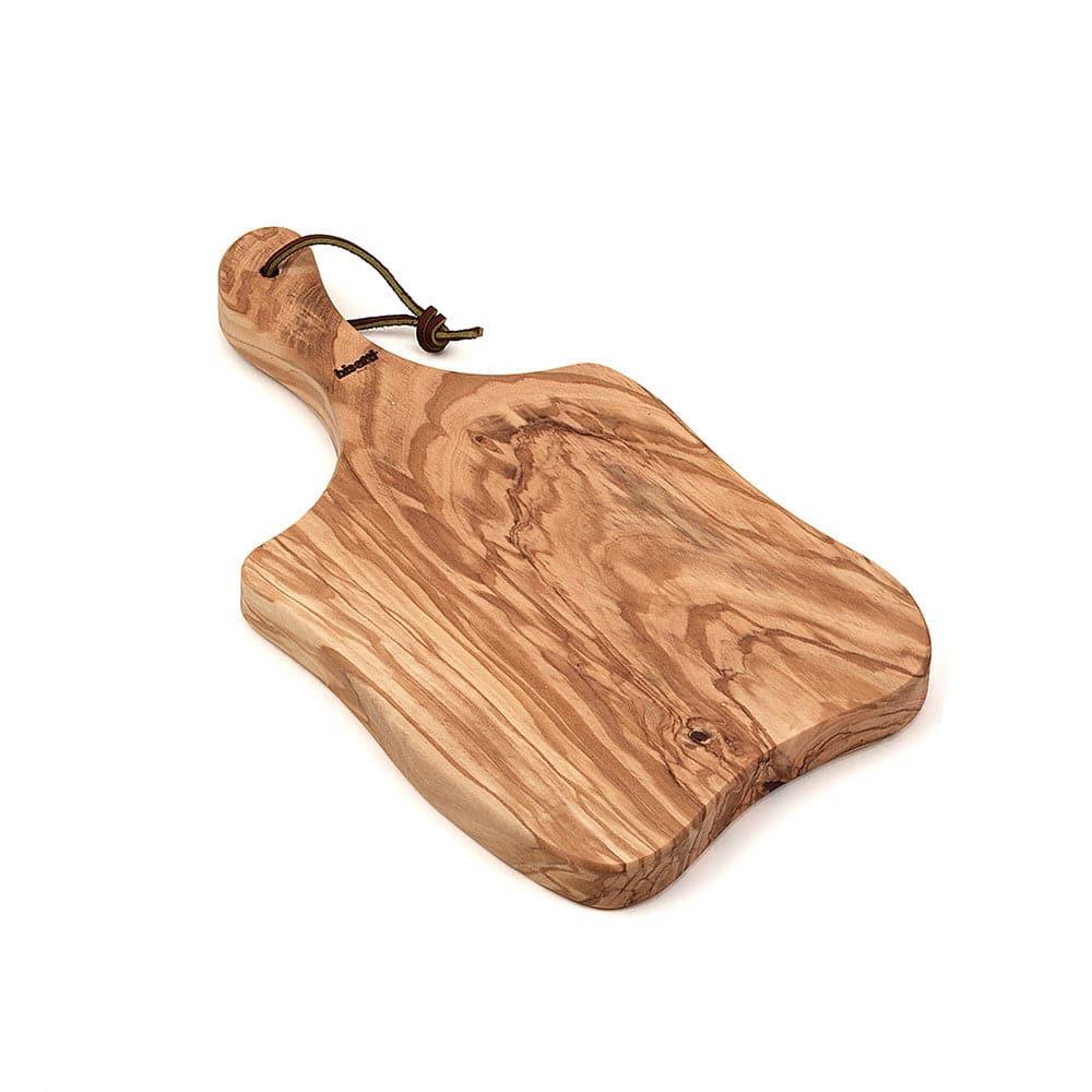 Bisetti 63001 Olive Wood Cutting Board Small Rustic 31 X 14 X 2