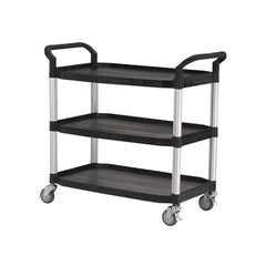 THS 102001 Plastic Serving Trolley, 102 X 50 X 96 cm, Color Grey