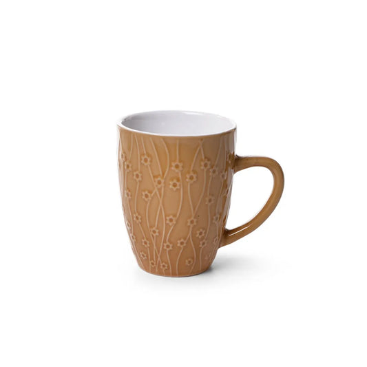 Ceramic Mug in Yellow Color, 370 ml