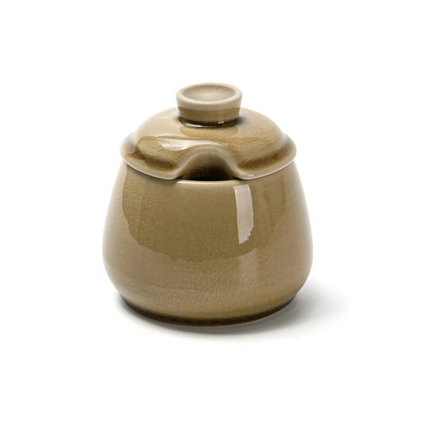 Ceramic Sugar Bowl in Beige Color, 250 ml Capacity and 9 x 9 x 9.3 cm