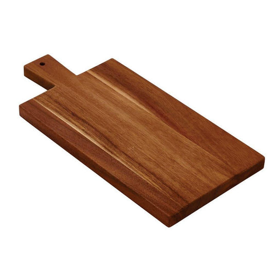 Bisetti 64011 Wood Acacia Rectangle Cutting Board Large, 37.5 X 18 X 1.8 CM - HorecaStore
