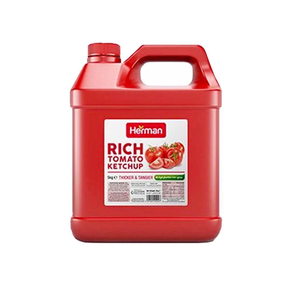 Herman Tomato Ketchup(RICH) 4 x 5 Kg - HorecaStore