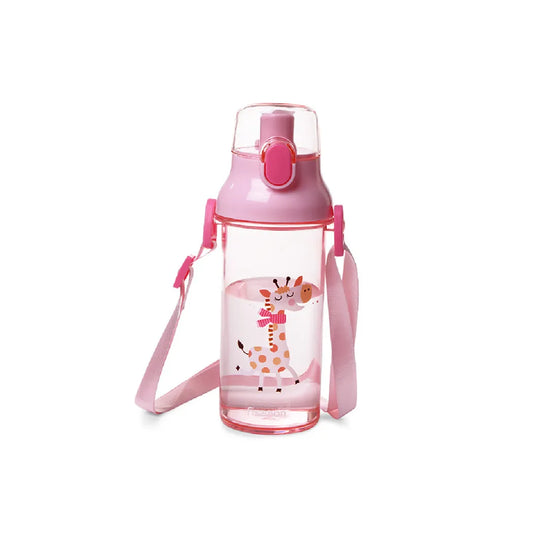 Fissman Water Bottle Plastic 450ml Pink