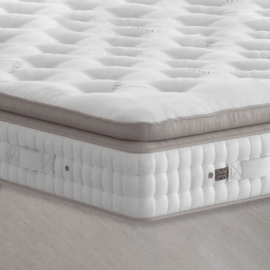 Master Queen Bed Poly Cotton Mattress Pillow Top 150 x 200cm   HorecaStore