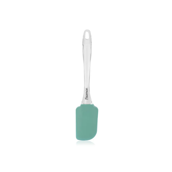 Silicon made Spatula with Transparent Handle in Mint Green/Clear Color