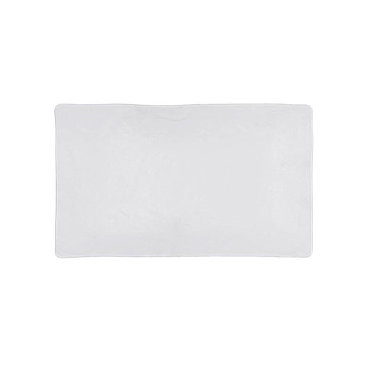 THS Melamine Hammered Finish Platter 8.8" White - HorecaStore