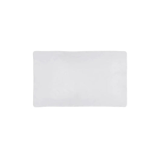 THS Melamine Hammered  Finish Platter 10.8" White