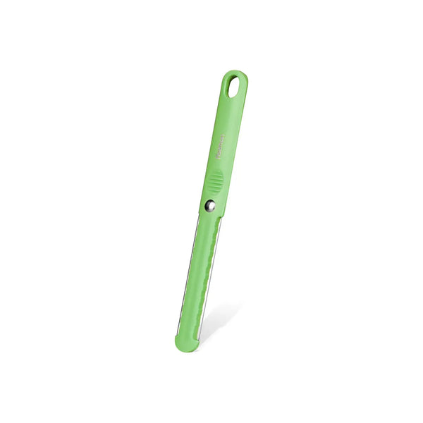 Stainless Steel Cheese And Butter Slicer with Food Grade Plastic Handle in Green Color