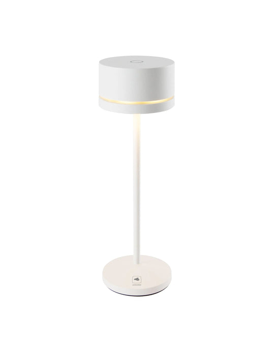 Leonardo Monza table lamp, H23.5 cm, White