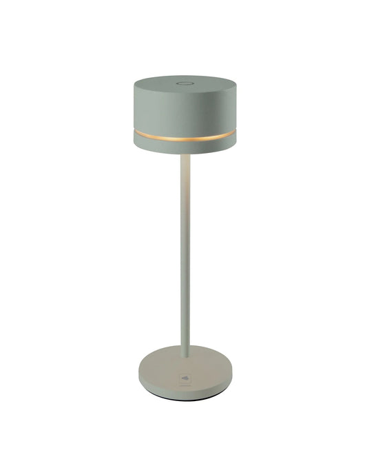 Leonardo Monza table lamp, H23.5 cm, Olive Green