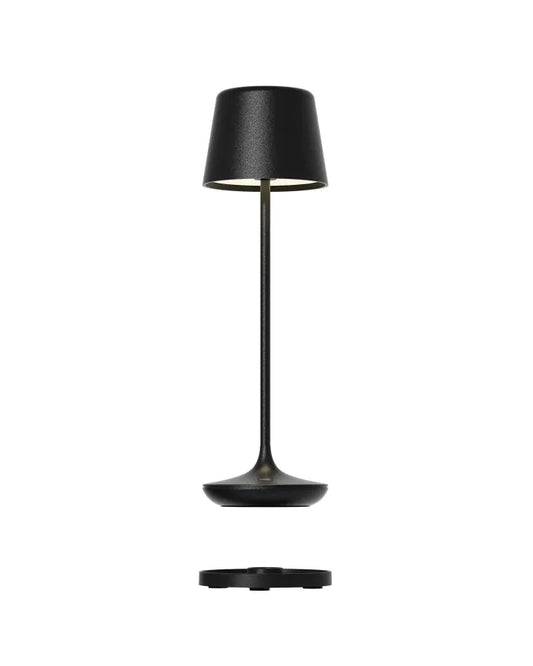 Leonardo Bari table lamp, H25 cm, Black