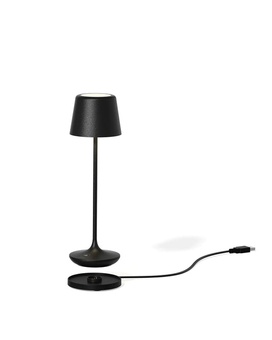 Leonardo Bari table lamp, H25 cm, Black