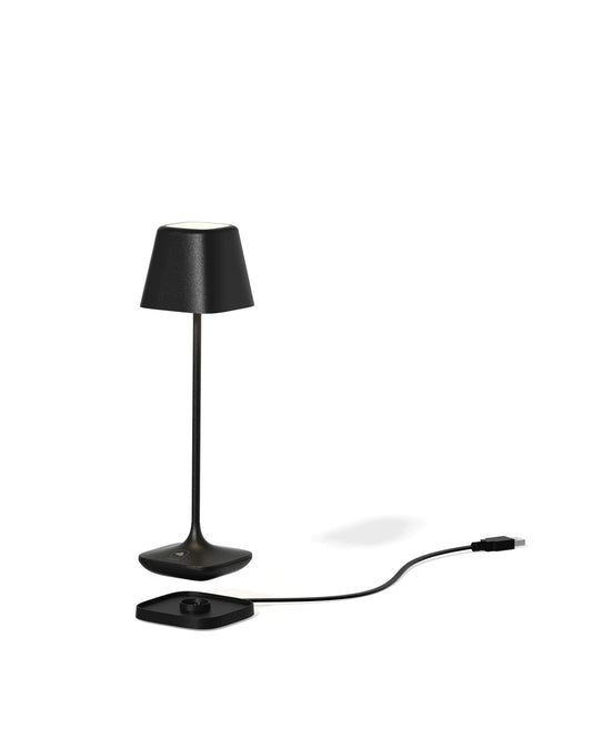 Leonardo Capri table lamp, H25 cm, Black