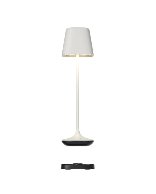 Leonardo Capri table lamp, H25 cm, White