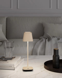 Leonardo Capri table lamp, H25 cm, Sand