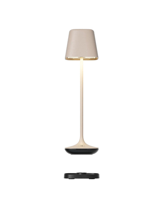 Leonardo Capri table lamp, H25 cm, Sand