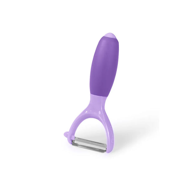 Y-Shaped Stainless Steel Vegetables and Fruits Peeler in Purple Color, 14 cm