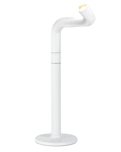 NEWDES Pipe table lamp (H 38 cm), White