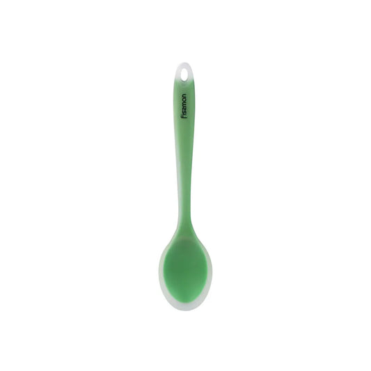 Aquarelle Series Silicon made Cooking Spoon in Green Color, 26.5 cm