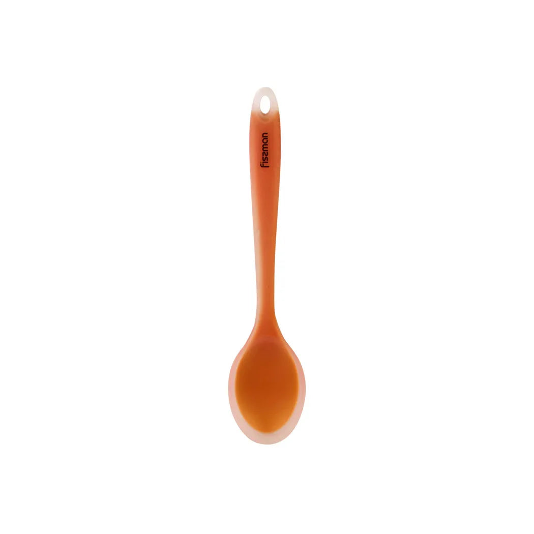 Aquarelle Series Silicon made Cooking Spoon in Orange Color, 26.5 cm