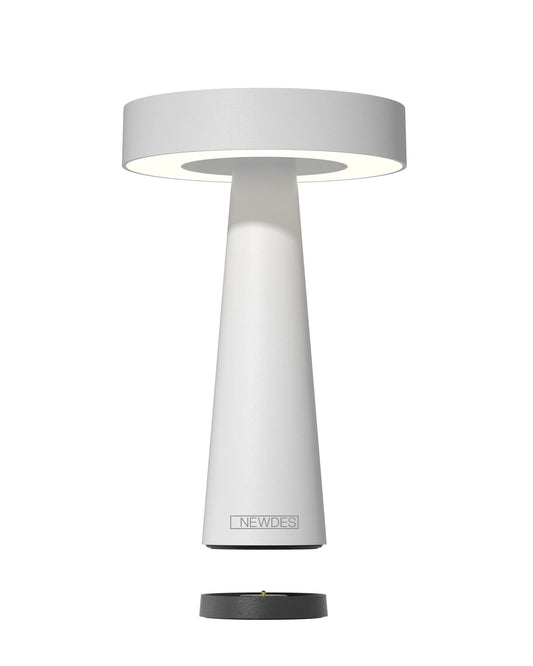 NEWDES Tip table lamp, H21 cm, White