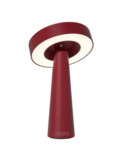 NEWDES Tip table lamp, H21 cm, Red