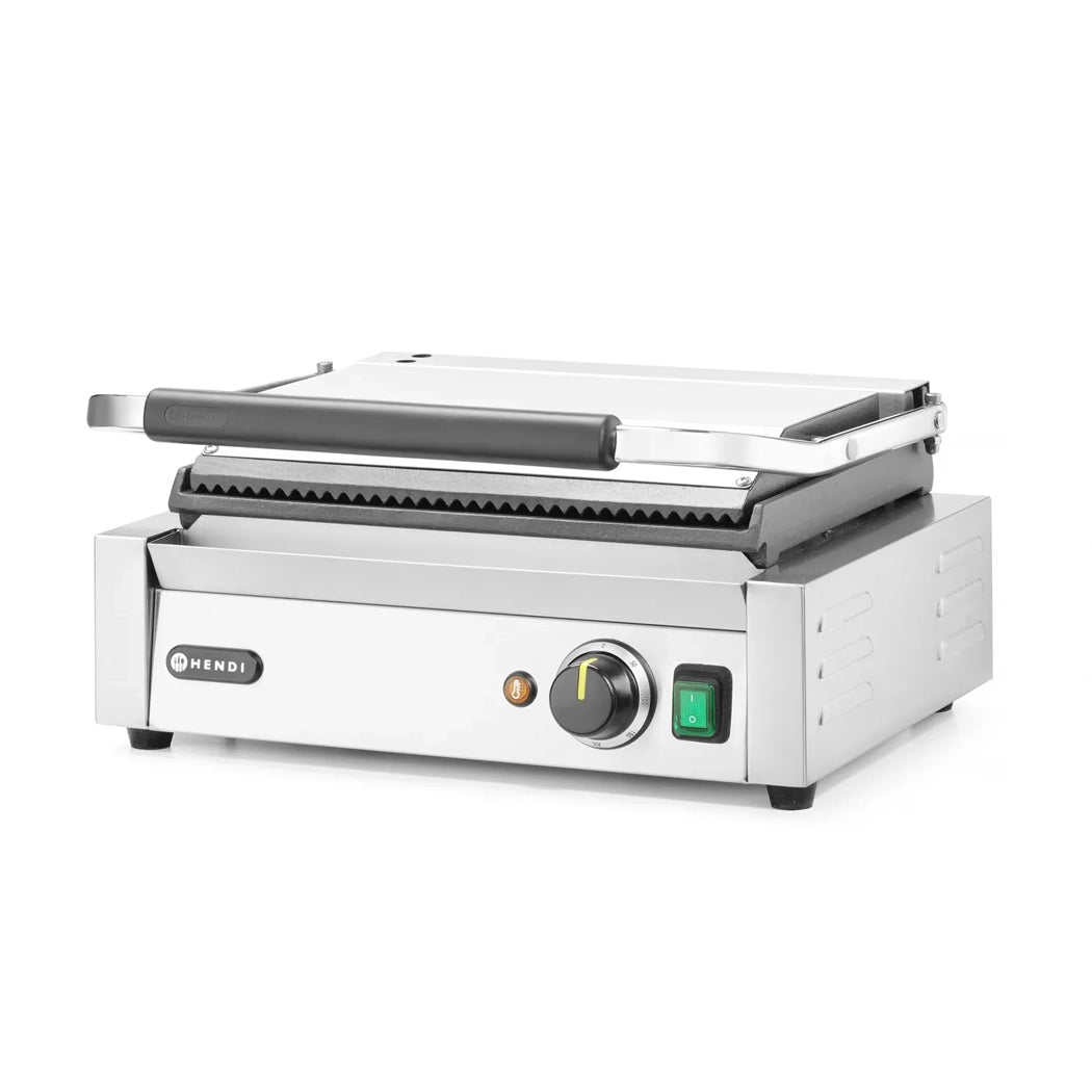 RM Gastro Contact Grill Single Plate, 3 kW, 30.4 x 40.5 x 18.2 cm