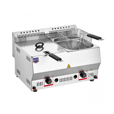 Remta 8+8 Liters Double Fryer Gas Table Top