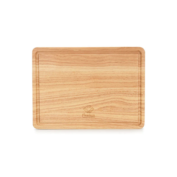 Rubber Wood Cutting Board, 30 x 22 x 1.5 cm