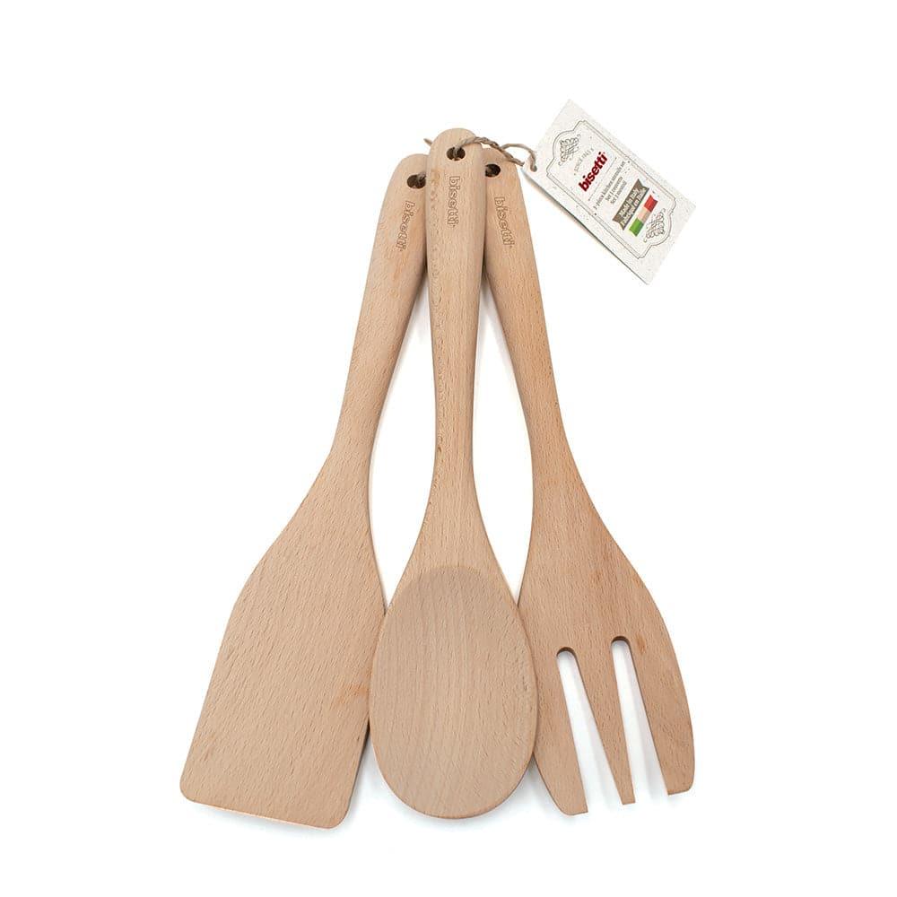 Bisetti 81520 Beechwood Spoon 30CM HorecaStore