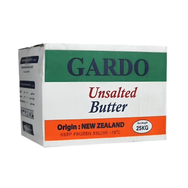 Gardo Unsalted Lactic Butter Block 82% Dairy 1 x 25Kgs