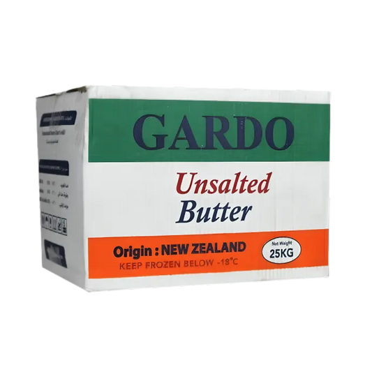 Gardo Unsalted Lactic Butter Block 82% Dairy 1 x 25Kgs