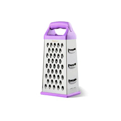 Stainless Steel Four-Sided Vegetable Grater in Purple Color, 24 cm