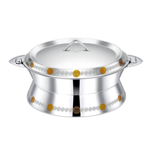 Pradeep Sabina Stainless Steel Hot Pot Gold, 3500 ml - HorecaStore