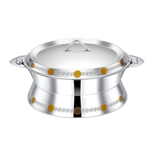 Pradeep Sabina Stainless Steel Hot Pot Gold, 5000 ml - HorecaStore